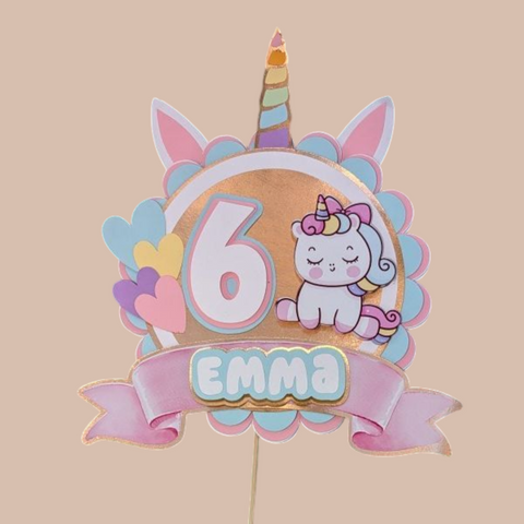 Topper para Pastel