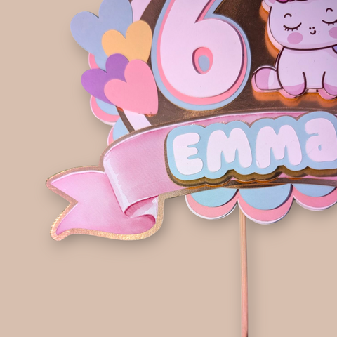 Topper para Pastel
