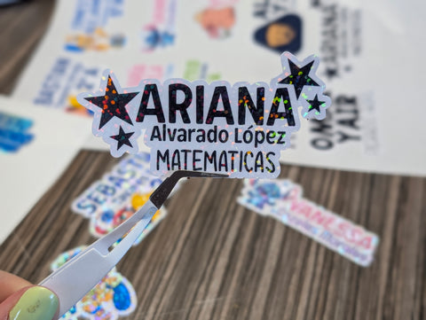 Etiquetas Escolares para Libros y Cuadernos (24 pzas)